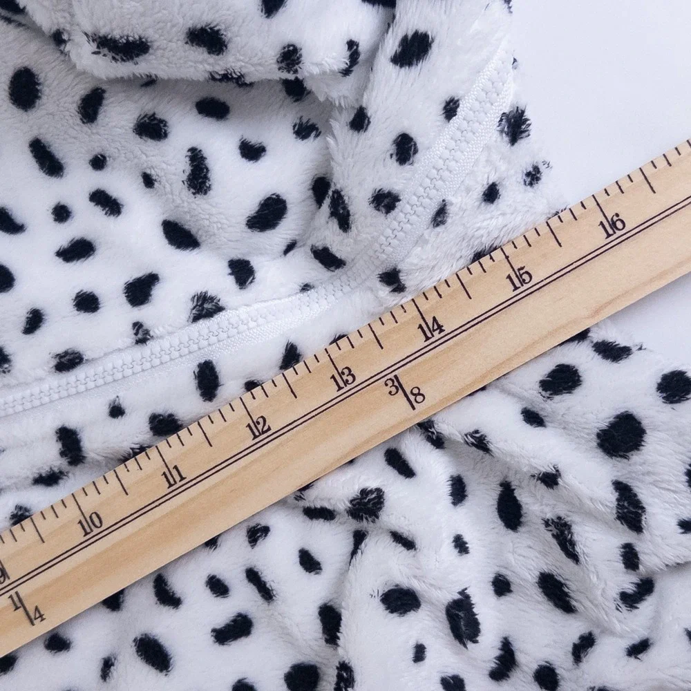 Disney Baby x‎ Primark 101 Dalmatians One Piece Zip Jumpsuit Black White 6-9m